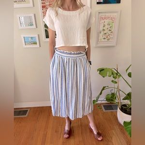 Paper bag style skirt XS